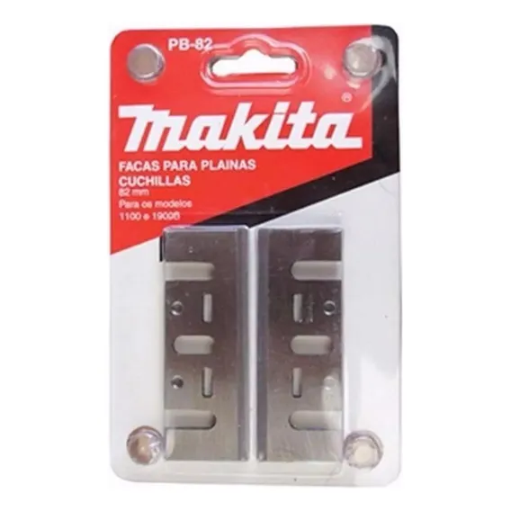 Lamina Para Plaina Eletrica Makita Pb-82 Foto 1