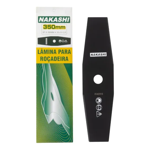 Lâmina Para Roçadeira Nakashi 2 Pontas 350mm Resistente Foto 1