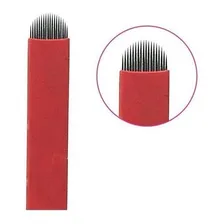 Lamina Para Tebori 0,18mm U Flex Nano Micro Sobrancelha 10 U Foto mini  2