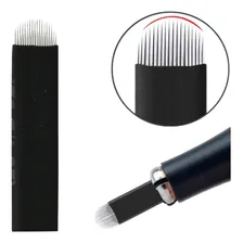 Lamina Para Tebori 0,18mm U Flex Nano Micro Sobrancelha 10 U Foto  mini 1