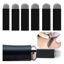 Lamina Para Tebori 0,18mm U Flex Nano Micro Sobrancelha 10 U Foto mini  3