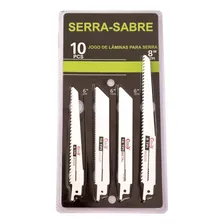 Lâmina Serra Sabre 6-8 Polegadas Metal E Madeira C/10 Peças Foto mini  3