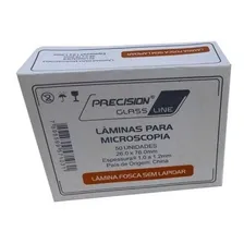 Lâmina Vidro Microscopia 26 X 76 mm Fosca S/lapidar 50und Cor Transparente Precision Foto mini  2