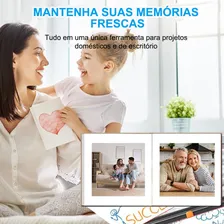 Laminadora A4, Laminadora De 9 Polegadas, Com 5 Plásticos Para Plastificação, Laminadora Térmica E A Frio, Laminadora De Aquecimento Rápido, Ideal Para Escola, Casa, Criatividade 220v Foto mini 2