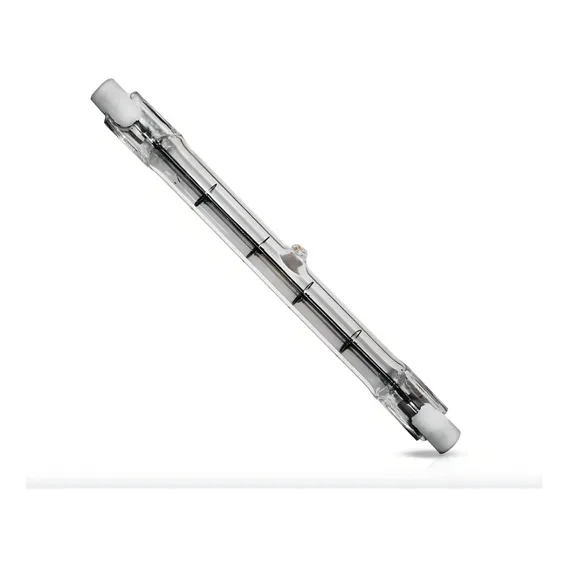 Lâmpada 118mm Halógena Palito 300w 120v Kit Com 10 Peças Foto 1