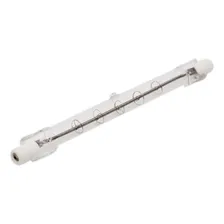 Lâmpada 118mm Halógena Palito 300w 120v Kit Com 10 Peças Foto mini  2