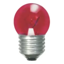 Lampada Bolinha Incandescente Sadokin 7w 127v Vermelha Foto mini 1