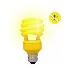 Lâmpada Compacta Amarela Espiral 15w 127v E27 Anti Inseto Foto mini 2