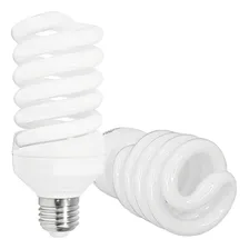 Lâmpada Compacta Espiral 30w 220v E27 Branco Frio Alumbra Cor da luz Branco Frio 6.400K Foto mini 2