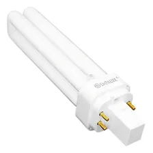 Lâmpada Compacta Pl 2 Pinos 26w G24q-3 Frio 6400k Kit 2 Pç Foto  mini 1