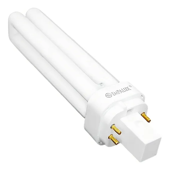 Lâmpada Compacta Pl 2 Pinos 26w G24q-3 Frio 6400k Kit 2 Pç Foto 1