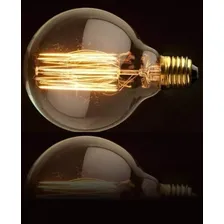 Lâmpada Filamento De Carbono 40w G95 220v Foto mini  3