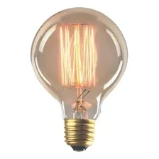 Lampada Filamento De Carbono G80 40w 2200k E27 220v Foto  mini 1