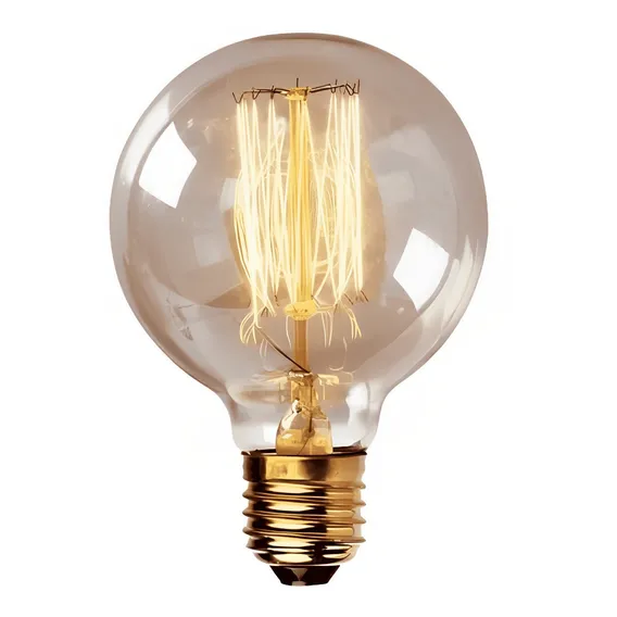 Lâmpada Filamento De Carbono G80 40w Vintage Retro 110v E27 Foto 1