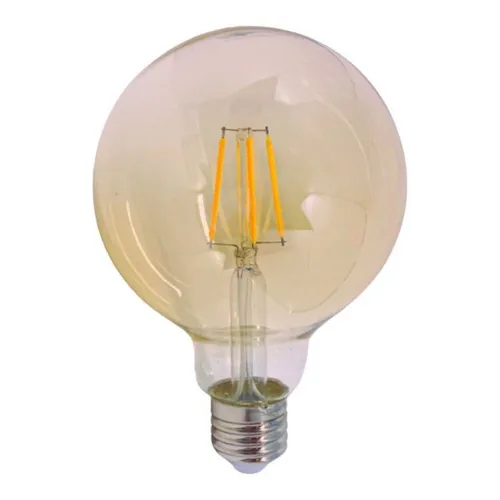 Lâmpada Filamento Led Vintage G95 4w Gold Foto 1