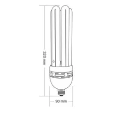 Lâmpada Fluorescente Compacta 5u 84w 6400k 127v Taschibra Foto mini 4