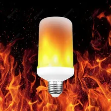 Lâmpada Fogo Led Luz Efeito De Tocha Chama Cenário Luminária 127/220v Foto mini  3