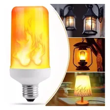 Lâmpada Fogo Led Luz Efeito De Tocha Chama Cenário Luminária 127/220v Foto mini  2