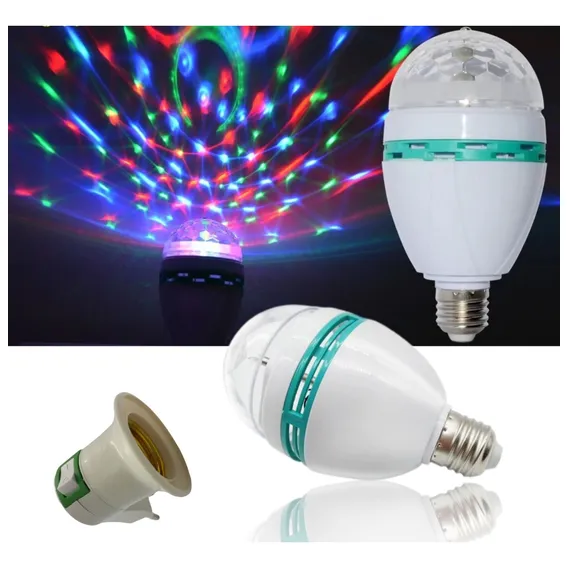 Lâmpada Giratória Globo De Luz Refletor Rgb Moving Head 110V/220V Foto 1