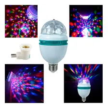 Lampada Girat贸ria Led Colorida Rotativa Bola Maluca Foto mini 2