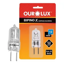 Lâmpada Halogena Bipino Jc 50w 12v Ourolux Cor Da Luz Foto mini 2
