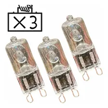 Lâmpada Halogena Halopin G9 40w 127v Kit 3 Peças Clara Foto mini 2