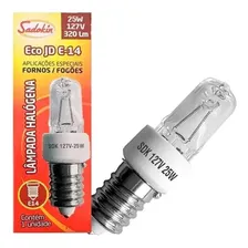 Lâmpada Halógena Para Fornos E Fogões Eco Jd E-14 25w 127v Foto  mini 1
