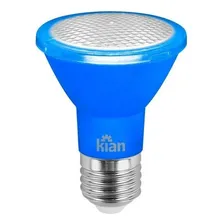 Lâmpada Kian Led Par20 6w Azul Base E27 Foto  mini 1