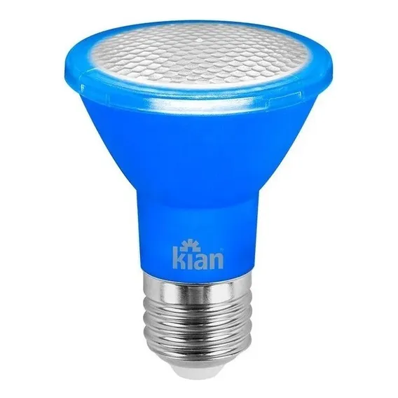 Lâmpada Kian Led Par20 6w Azul Base E27 Foto 1