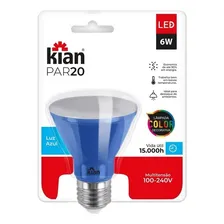 Lâmpada Kian Led Par20 6w Azul Base E27 Foto mini  3