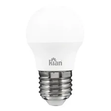 Lâmpada Led 4,8w Bolinha E27 Luz Morna 3000k Kian Luz Branco-quente Foto mini  3