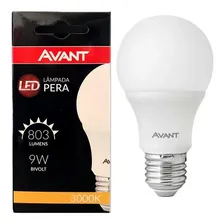 Lampada Led 9w Bulbo Bivolt E27 Inmetro Avant Foto  mini 1