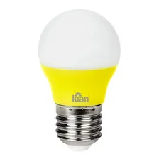 Lâmpada Led Bolinha 3w Amarela Bivolt Kian Foto  mini 1