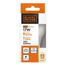 Lampada Led Bulbo A60 17w 6500k Black+decker Foto mini  2