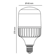 LĂąmpada Led Bulbo Alta PotĂȘncia 100w E40 Branco Frio Foto mini 2