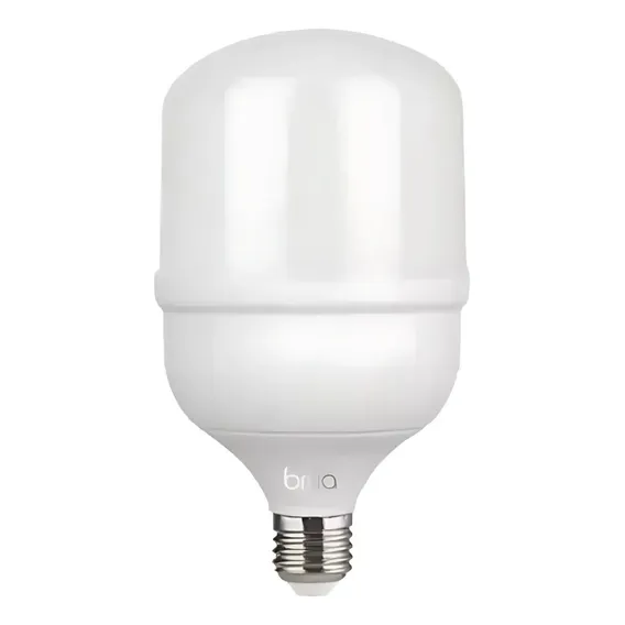 Lampada Led Bulbo Alta Potencia 40w 6500k E27 Brilia Foto 1