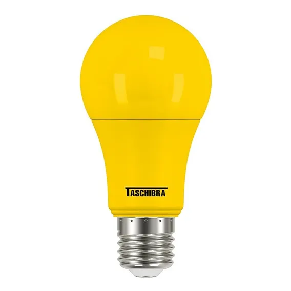 Lampada Led Bulbo Taschibra 5w Tkl Amarela 11080391 Foto 1