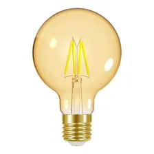Lâmpada Led Dimerizável Filamento Globo G80 4w E27 Taschibra 220V Foto  mini 1