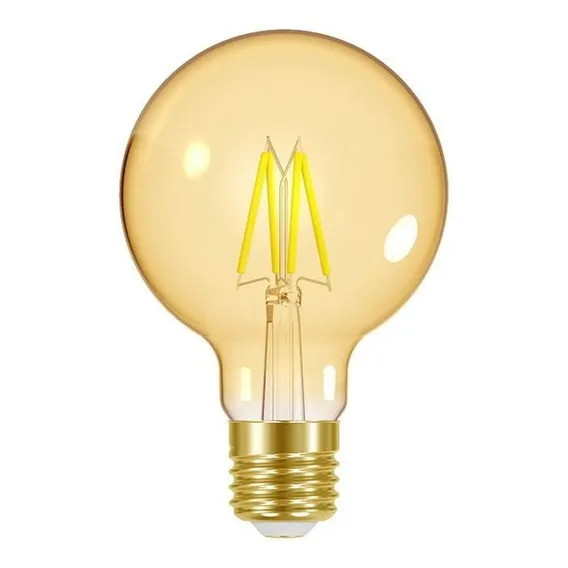 Lâmpada Led Dimerizável Filamento Globo G80 4w E27 Taschibra 220V Foto 1