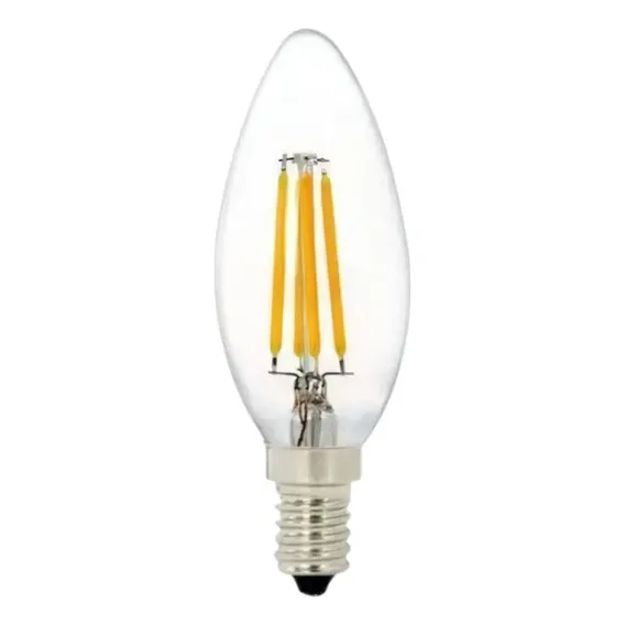Lampada Led Filamento Vela C35 - 2.700k - 4w - E14 - Bivolt Foto 1