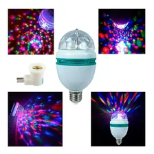 Lâmpada Led Giratória Globo Rgb Balada Dj Foto mini  3