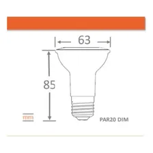 Lâmpada Led Osram Par20 Dimerizável 5,5w 2700k 525lm E27 Foto mini 4