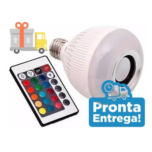 Lampada Led Rgb Musical Bluetooth Foto 1
