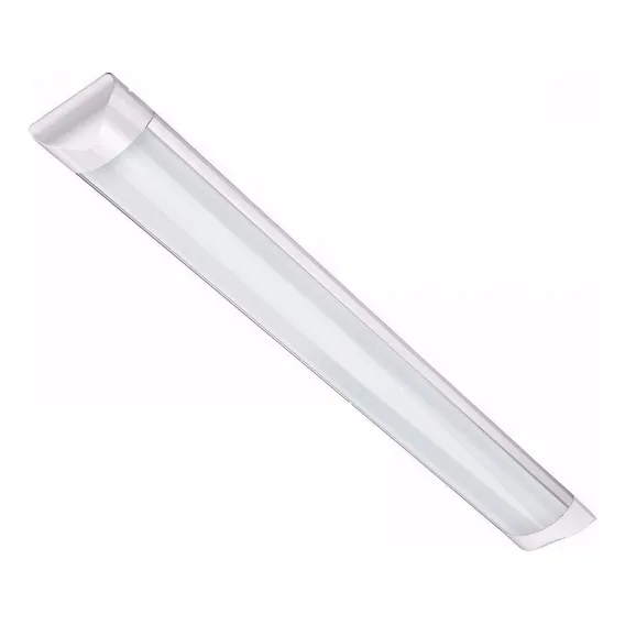 Lampada Led Slim Tubular Linear 120cm Com Base 6000k 40w Cor Da Luz Branco-frio 110v/220v Foto 1