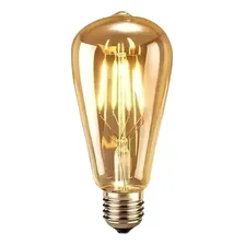 L芒mpada Led St64 4w Decorativa Retr么 Vintage Filamento 脗mbar Foto mini 1