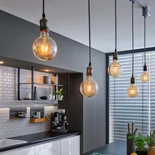 Lâmpada Led St64 Filamento 4w 2200k Âmbar E27 Tramontina Bivolt Foto mini  2