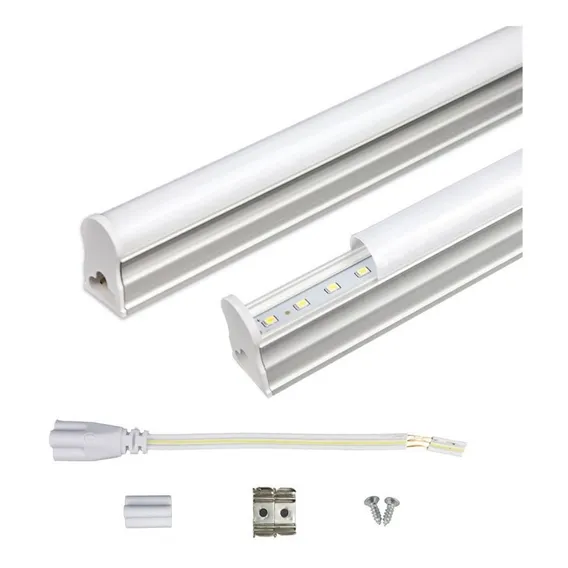 Lampada Led T5 Tubular 30cm C/ Base Branco Quente 3000k 5w Luz Branco-quente 127/220v Foto 1