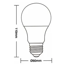 Lâmpada Led Taschibra Tkl Colors 5w Bivolt E27 Vermelha Foto mini 4