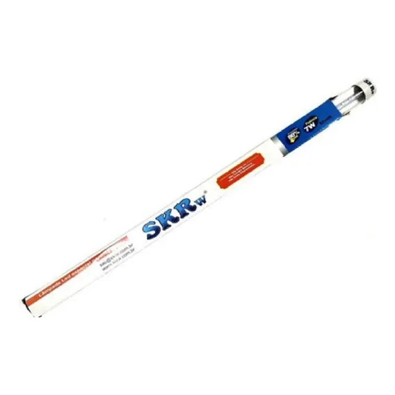 Lâmpada Led Tubolar T8 7w 45cm Azul/branca - Skrw Foto 1