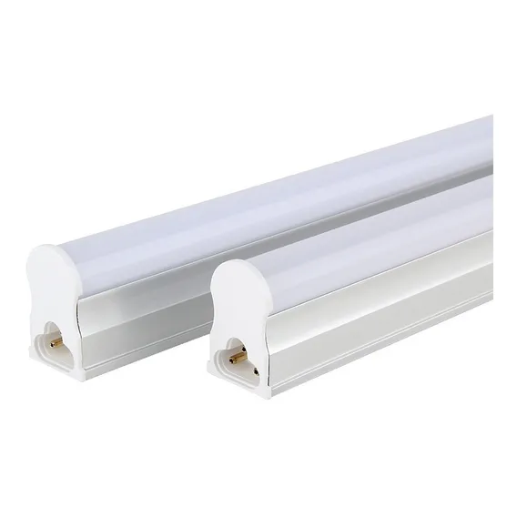 Lampada Led Tubular T5 30cm 3000k Base/calha Completa Luz Branco-quente 127/220v Foto 1